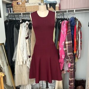 Red Drop Waist Dress